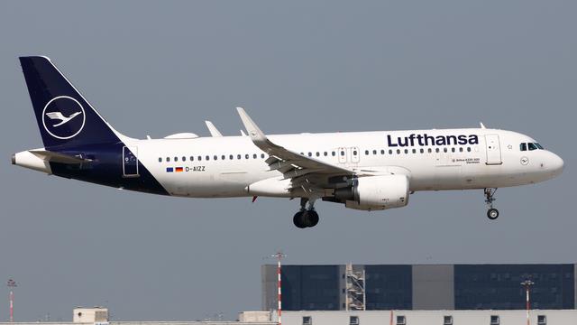 D-AIZZ:Airbus A320-200:Lufthansa